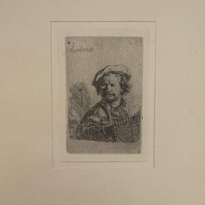 Rembrandt Etching Art Print